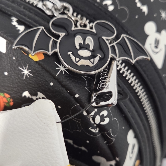 Loungefly Disney Backpack with Bow - Black, Orange, Yellow main image 7